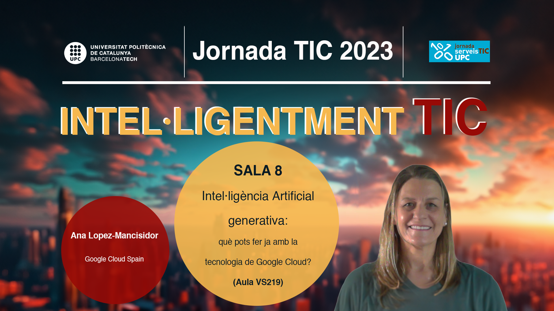 Jornada TIC 2023 - Sala 8. Intel·ligència Artificial generativa què pots fer ja amb la tecnologia de Google Cloud